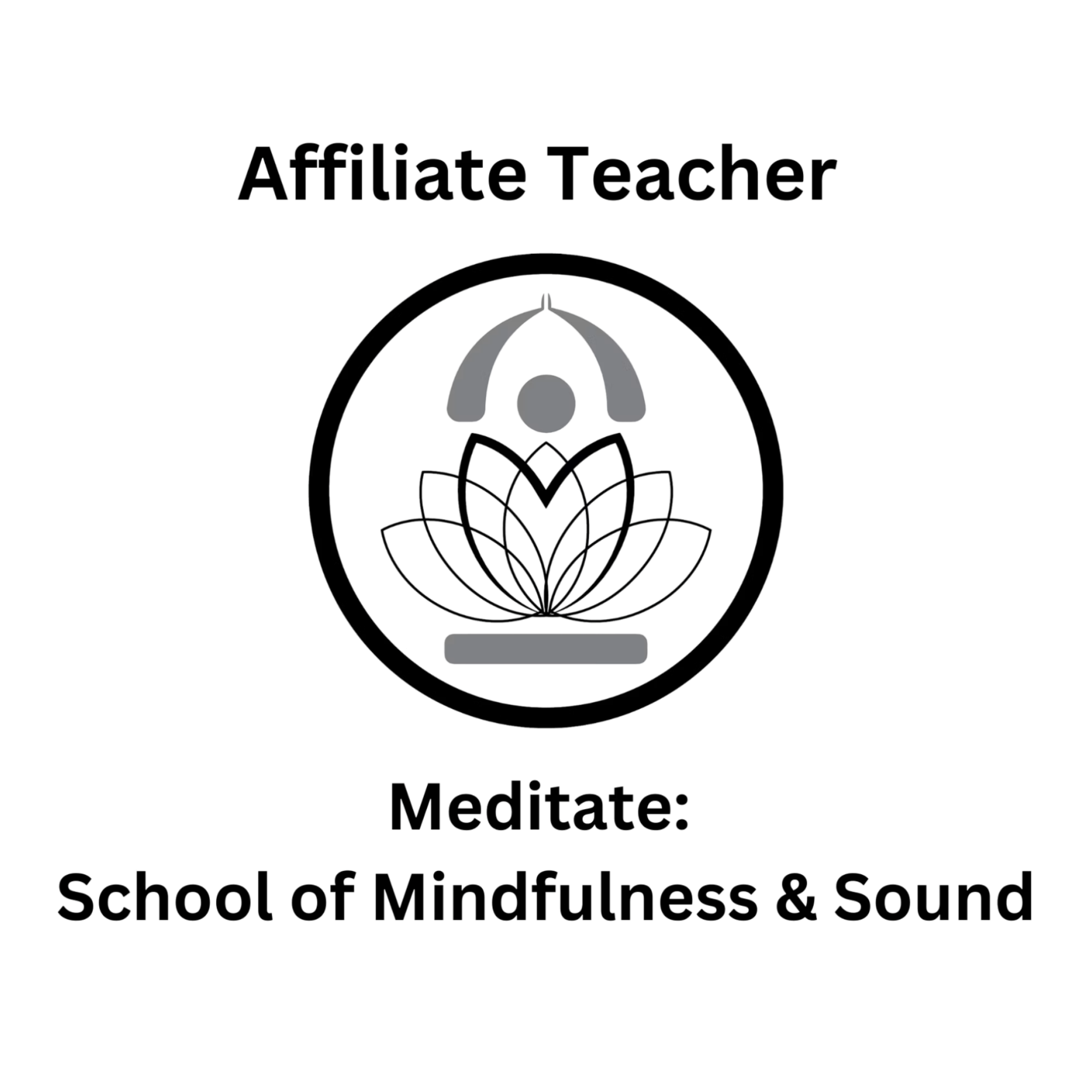 Meditate: School of Mindfulness and Sound Logo